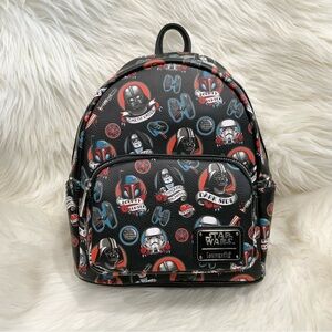 Loungefly Star Wars Dark Side Tattoo Mini Backpack NWT